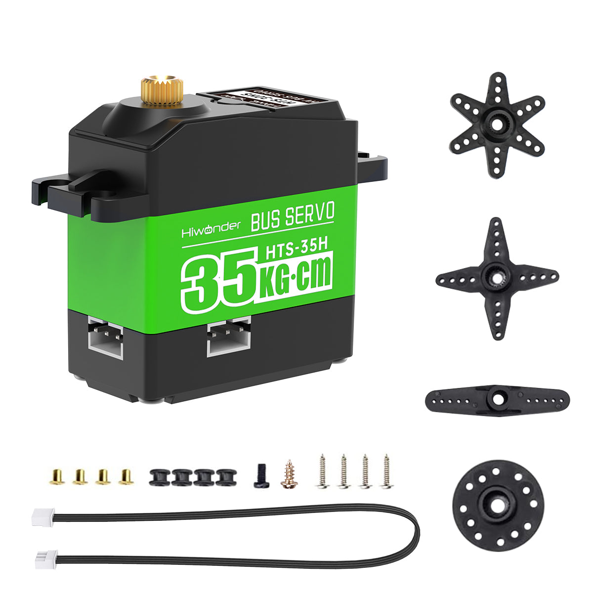 Hiwonder HTS-35H High Voltage Bus Servo 35KG Torque with Data Feedback Hiwonder HTS-35H High Voltage Bus Servo 35KG Torque with Data Feedback